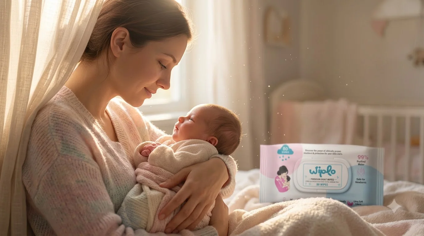 Wiplo Baby Wipes — Mother and Baby